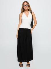 Human Nurture Maxi Skirt Black