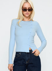 Passoni Long Sleeve Top Blue
