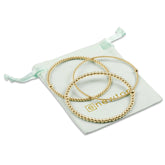 Classic Beaded Bangle Stack