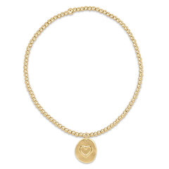 Classic Gold 2mm Bracelet - Inspire Love Small Gold Disc