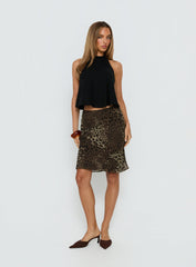 Anatola Midi Skirt Leopard