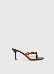 Nina Bead Heels Chocolate