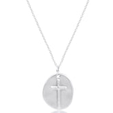 16" Necklace Sterling - Inspire Sterling Disc