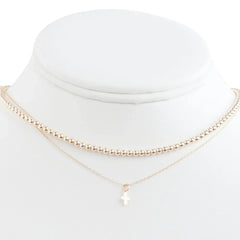 Choker Beaded - Classic Gold 3mm