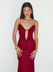 Capisce Maxi Dress Red Petite