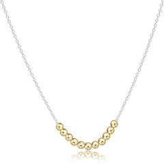 16" Necklace Mixed Metal - Beaded Bliss Gold