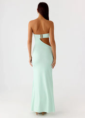 Ellisah Ombre Maxi Dress - Green Gradient