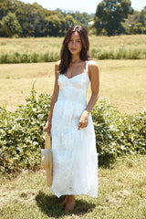 Grand Estate Porcelain Princess Maxi Dress