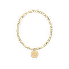eCOLLEGIATE Classic Gold 3mm Bracelet - University of Arkansas