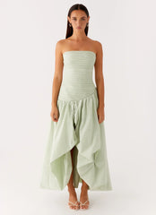 Misa Bubble Maxi Dress - Mint
