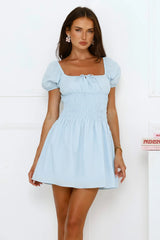 Soft Daylight Mini Dress Blue