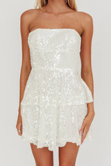Midnight Spark Provence Bloom Sequin Dress