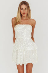 Midnight Spark Provence Bloom Sequin Dress