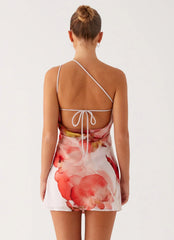 Kia Mini Dress - Peach Rose