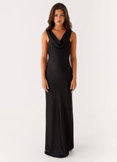 Arya Maxi Dress - Black