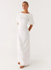 Judy Maxi Dress - White