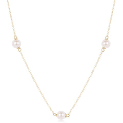 Choker Simplicity Chain Gold - Pearl 6mm