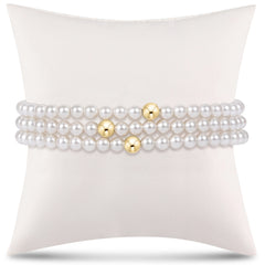 classic pearl stack - 4mm