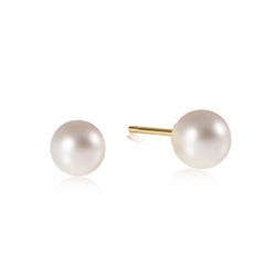 Classic 8mm Ball Studs - Pearl