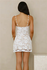Stellar Spark Mini Dress White