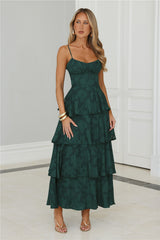 Thriving Now Maxi Dress Green
