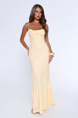 Bridge To Wonderland Maxi Dress Lemon
