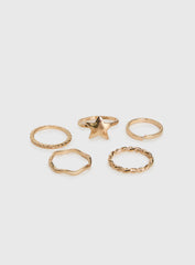 Casen Ring Set Gold