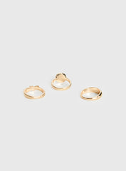 Dear London Ring Pack Gold