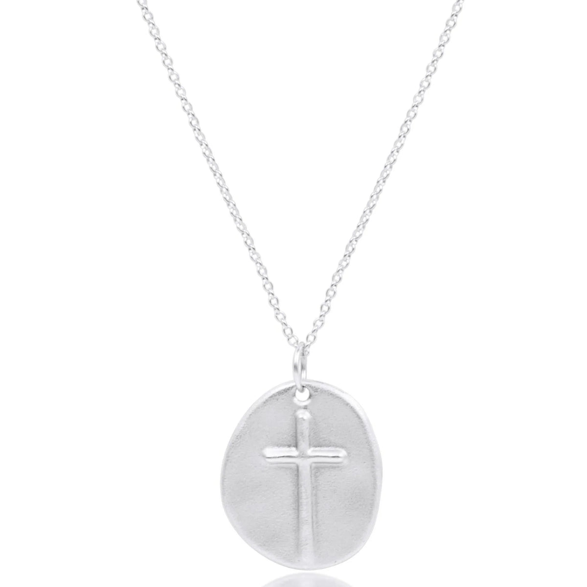 16" Necklace Sterling - Inspire Sterling Disc
