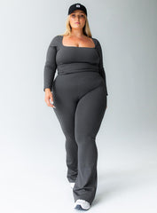 Integrity Activewear Yoga Pants Grey Curve