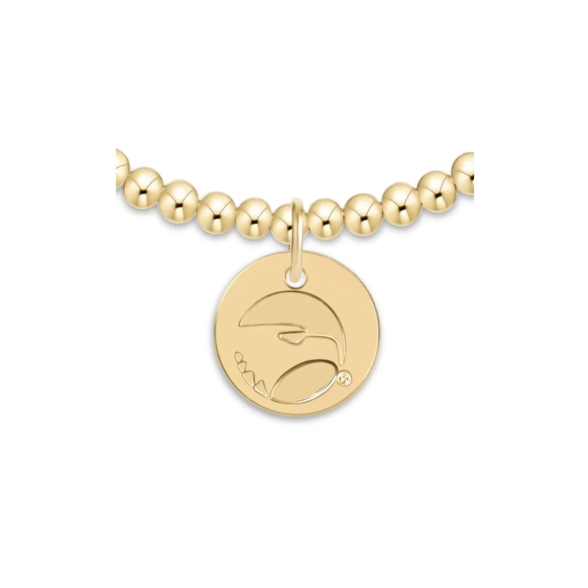 eCOLLEGIATE Classic Gold 3mm Bracelet - Georgia Southern University
