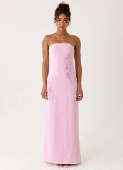 Monelise Strapless Maxi Dress - Pink