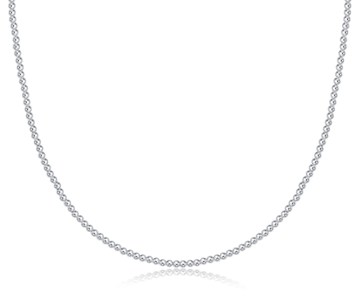 Choker Beaded - Classic Sterling 2mm