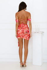 Vividly Iconic Off Shoulder Mesh Maxi Dress Pink
