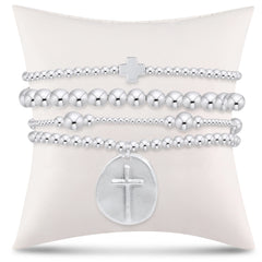 e's luxe go-to gift stack - sterling