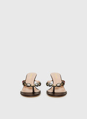 Nina Bead Heels Chocolate