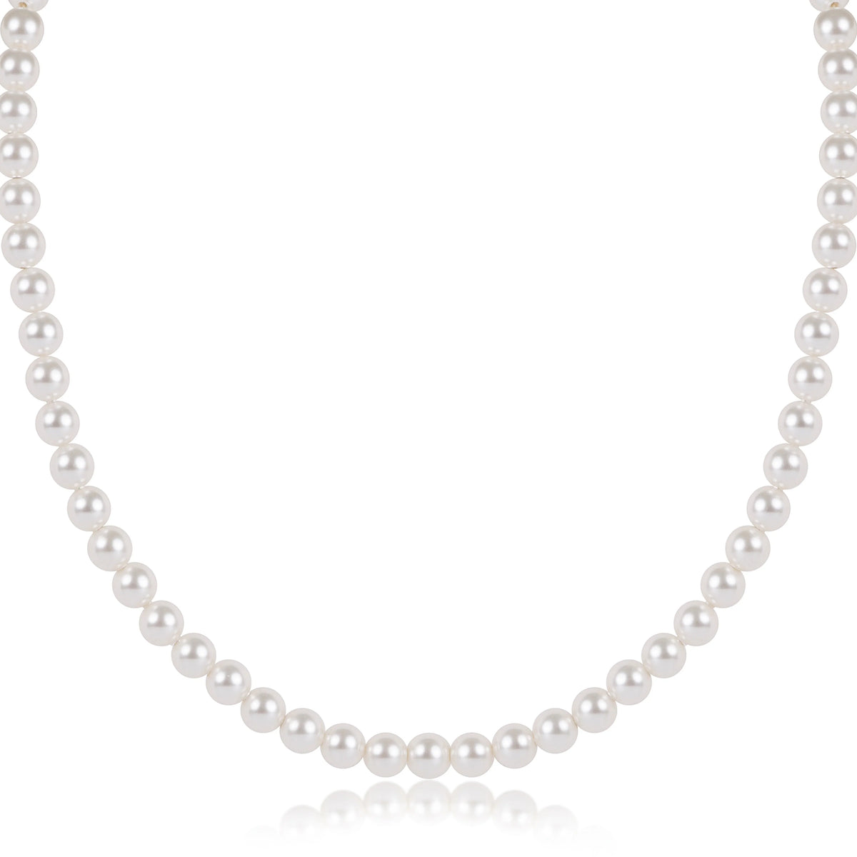 Choker Beaded - Classic Pearl 5mm