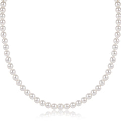 Choker Beaded - Classic Pearl 5mm