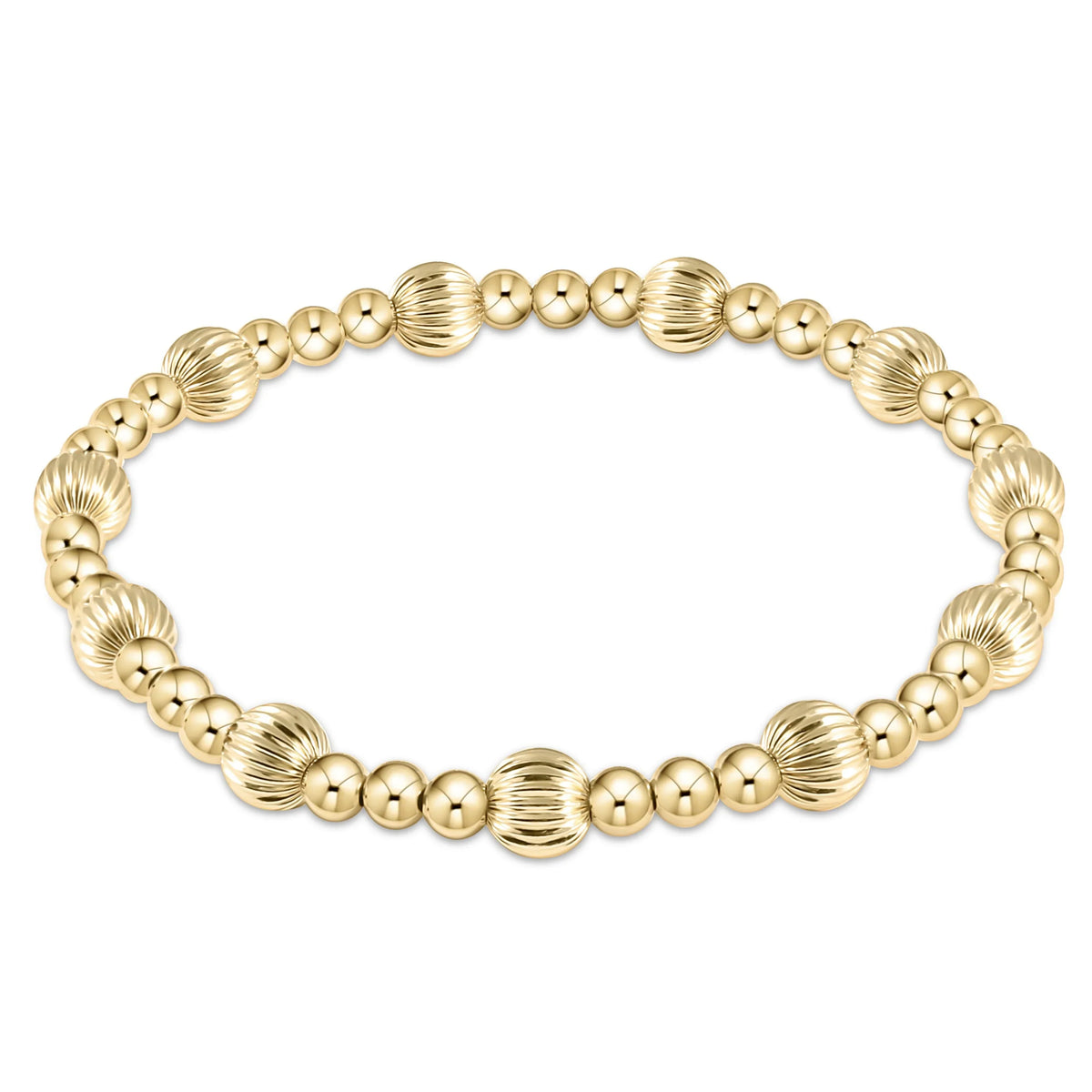 Dignity Sincerity Gold 6mm Bracelet