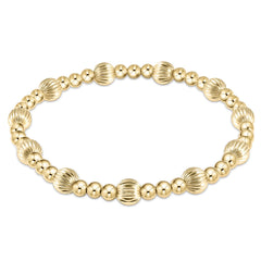 Dignity Sincerity Gold 6mm Bracelet
