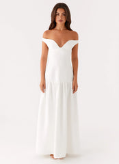 Basel Maxi Dress - White