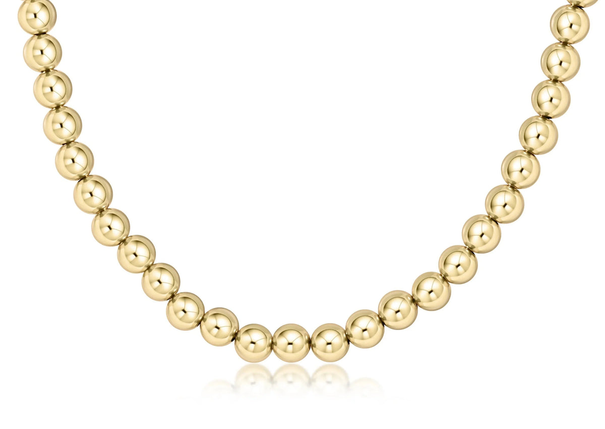 Choker Beaded - Classic Gold 7mm