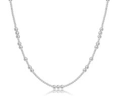 Choker Beaded - Hope Unwritten Sterling 4mm