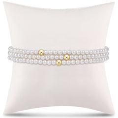classic pearl stack - 3mm