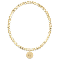 eCOLLEGIATE Classic Gold 3mm Bracelet - South Carolina Disc