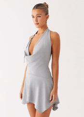 Tavi Mini Dress - Grey