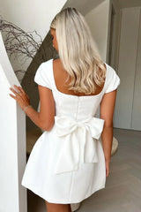 Arlette Mini Dress - White