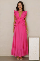 Evening Luxe Maxi Dress Pink