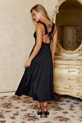 Refined Aesthetics Midi Dress Black