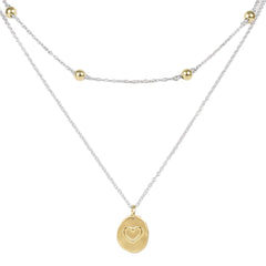 e's go-to gift layers - mixed metal small inspire love